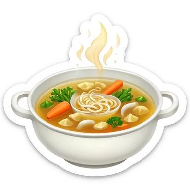 Broth, Soup. sticker