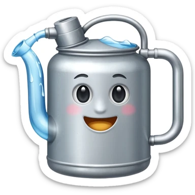 Camp Essentials, water can,negative:character. sticker