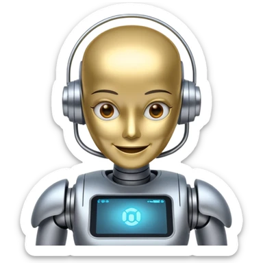 a copywriting teaching bot sticker