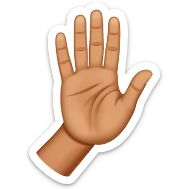 Hand showing West Side sign  sticker