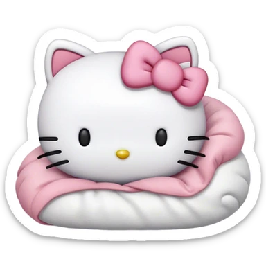 Hello kitty sleep sticker