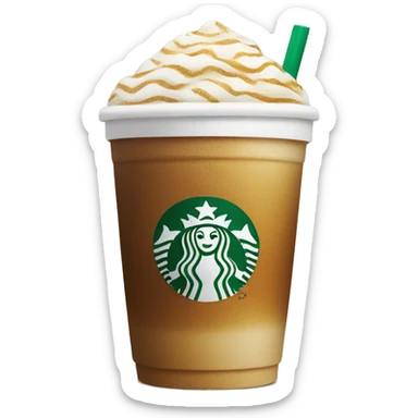 A starbucks drink sticker