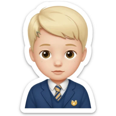 A preppy newborn sticker