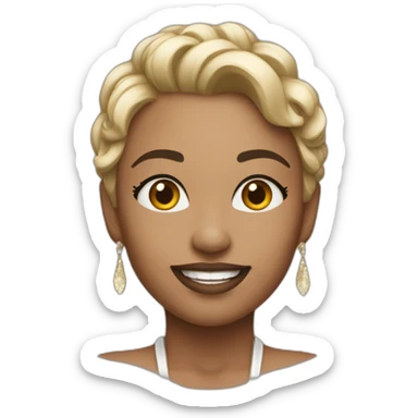 danseuse qui fait un grand écart  sticker