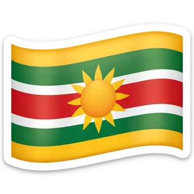 Kurdish flag sticker