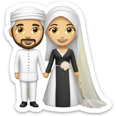 Wedding islami sticker