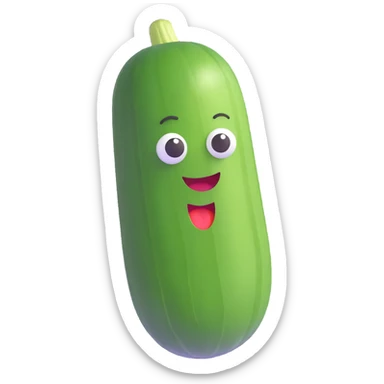 Cucumber sticker