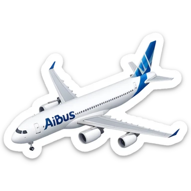 Airbus A320 - Airbus (Model Year: 2022) (Iconic colour: White) sticker