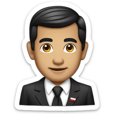 joko widodo president indonesia sticker