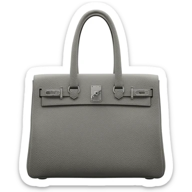 gray matte kelly hermes bag sticker