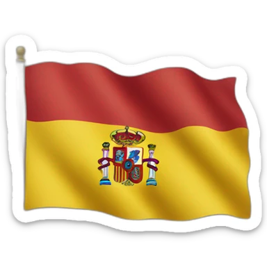 Spain flag Ecuador flag sticker