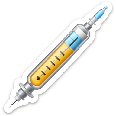 syringe sticker