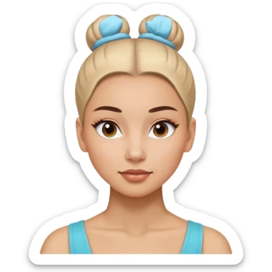 Hazme una imagen de una clean girl sticker