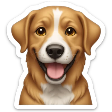 smile dog sticker