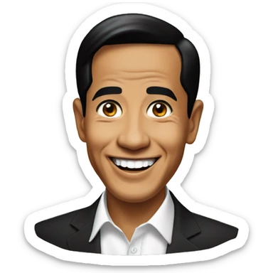 Smiling JOKOWI sticker