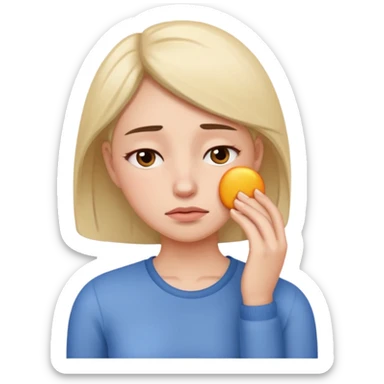 women body aches sticker