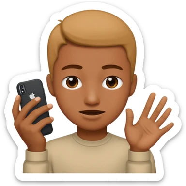 Make a person doing the 67 meme sticker