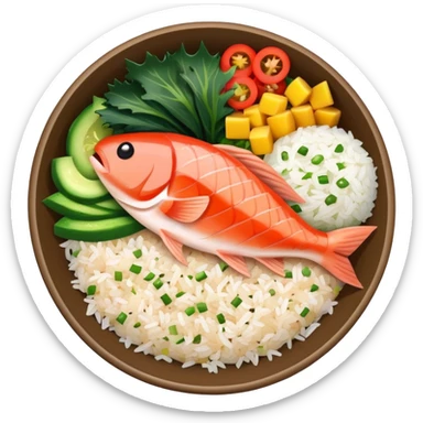 Poke bowl  sticker