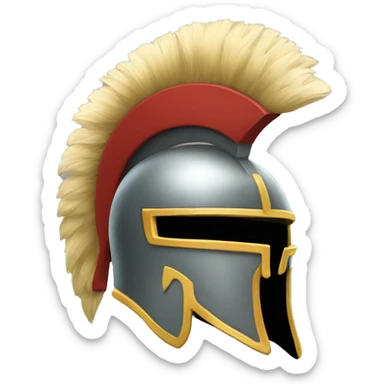 Warrior helmet sticker