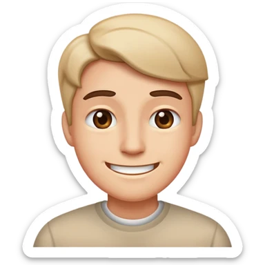 irritated smiling sticker