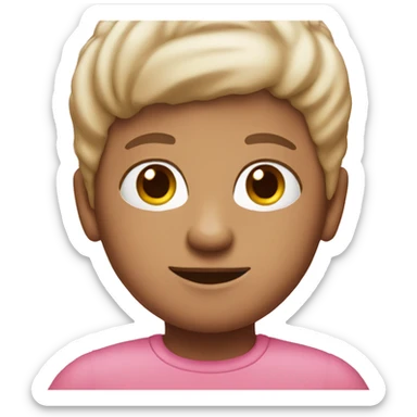 Pink 10th generation ipad sticker