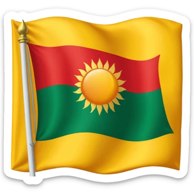 Alte persische Flagge sticker