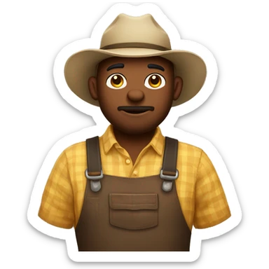 a bear farmer sticker