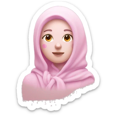 pastel pink heat sticker