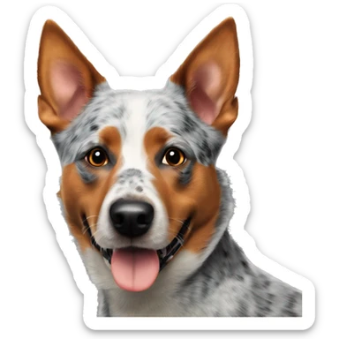 Australian cattle dog red heeler sticker