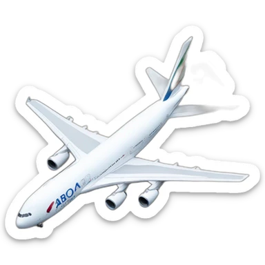 Airbus A380 sticker