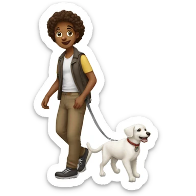 TIME FOR A WALK? sticker