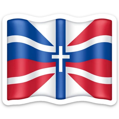 Show me the domincan republic flag sticker