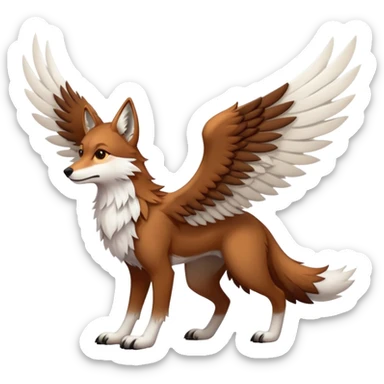 Falvie-Fionbri-WingedWolf94-creature sticker