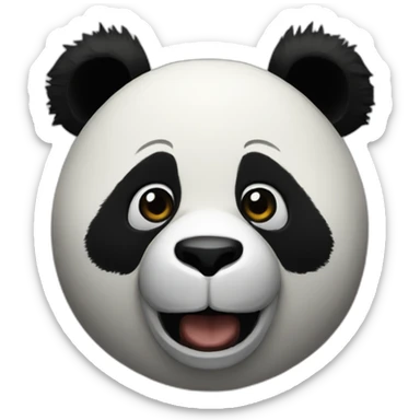 Panda in borderlands the game sticker