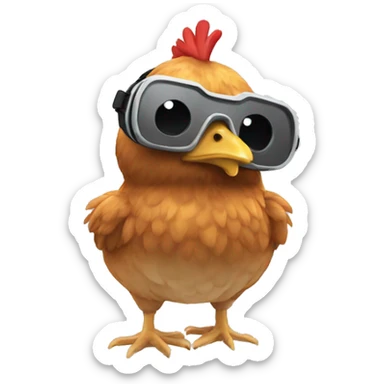 Hen vr sticker
