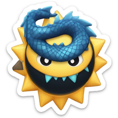 Esfera del dragón 4 estrellas sticker