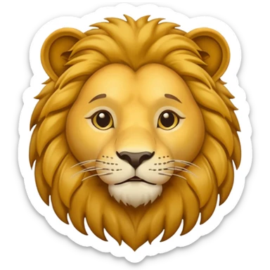 student lion sticker