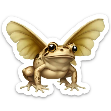 toad with wings sticker