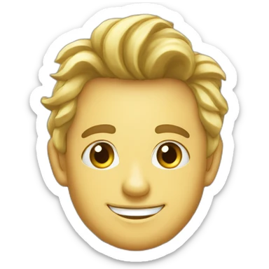 Employee of the real estate agency "Floors" with a badge sticker