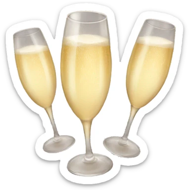 champagne  sticker