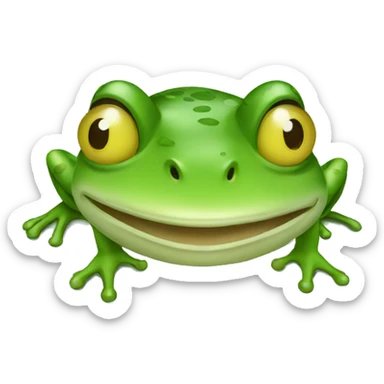 frogs sticker
