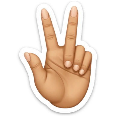 Smiling middle finger sticker