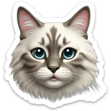 neva masquerade cat sticker