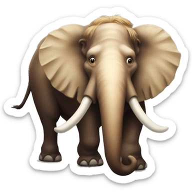 Mammoth hunt sticker