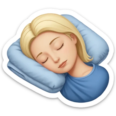 Sleeping pls sticker