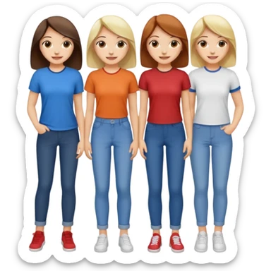 ha sisters and kalogeras sisters together sticker