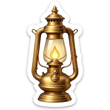 Oil Lamp sticker