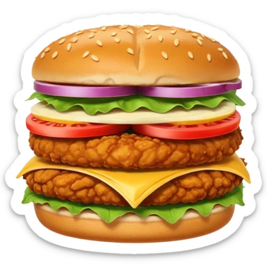 a friend chicken sandwich no lettuce or tomato sticker