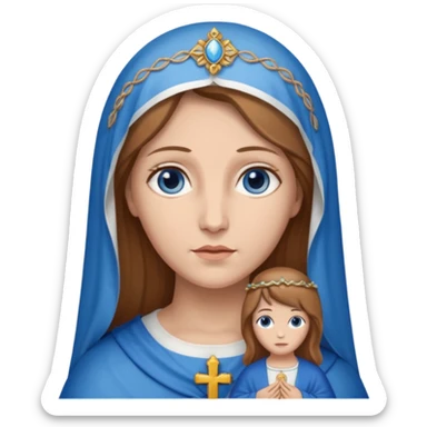 Our lady coredemptorix, holy Mary sticker