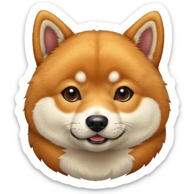 shiba inu le plus beau du monde sticker